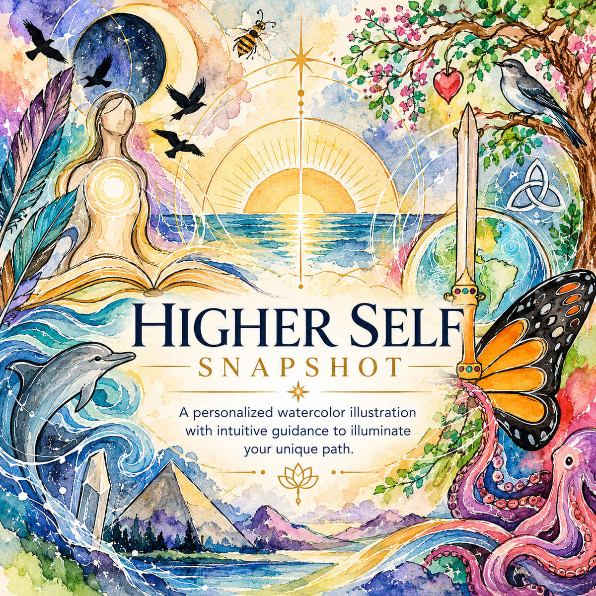 Higher Self Snapshot and Illustration