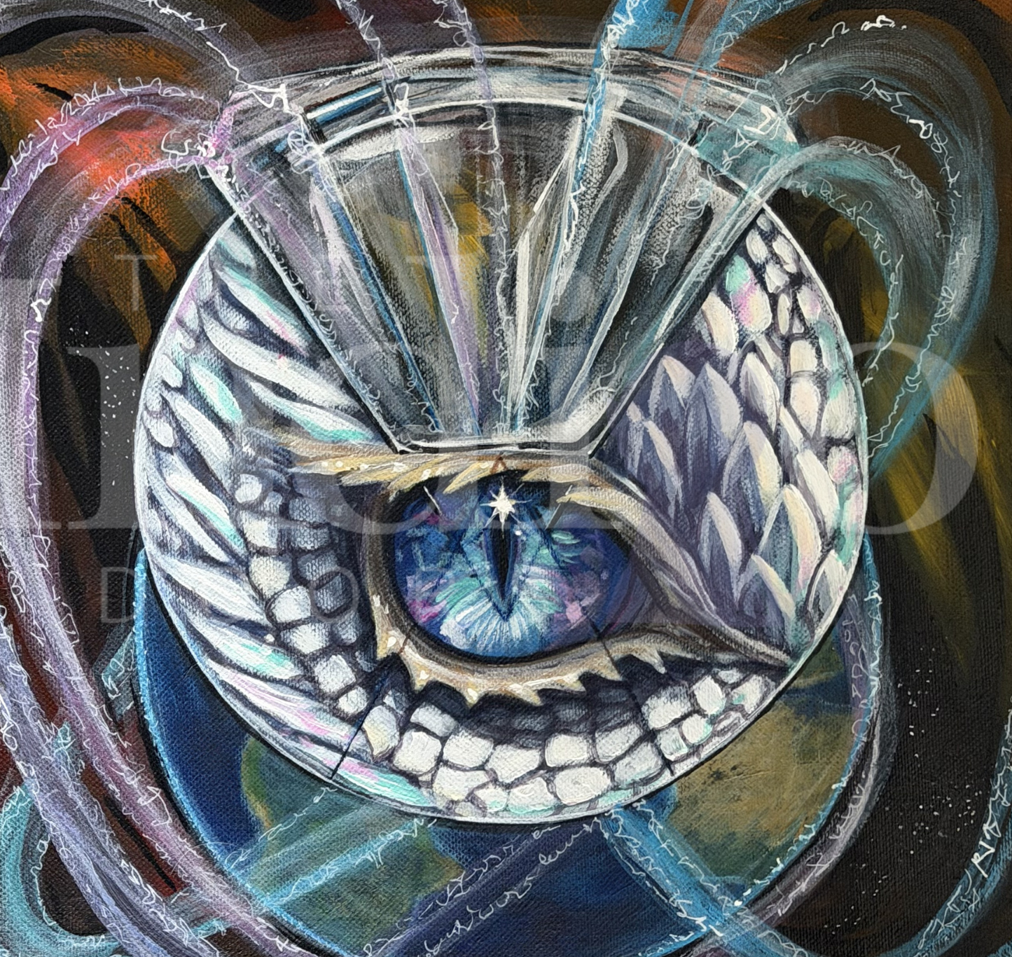 Guardians of the Crystalline Grid-Fine Art Print