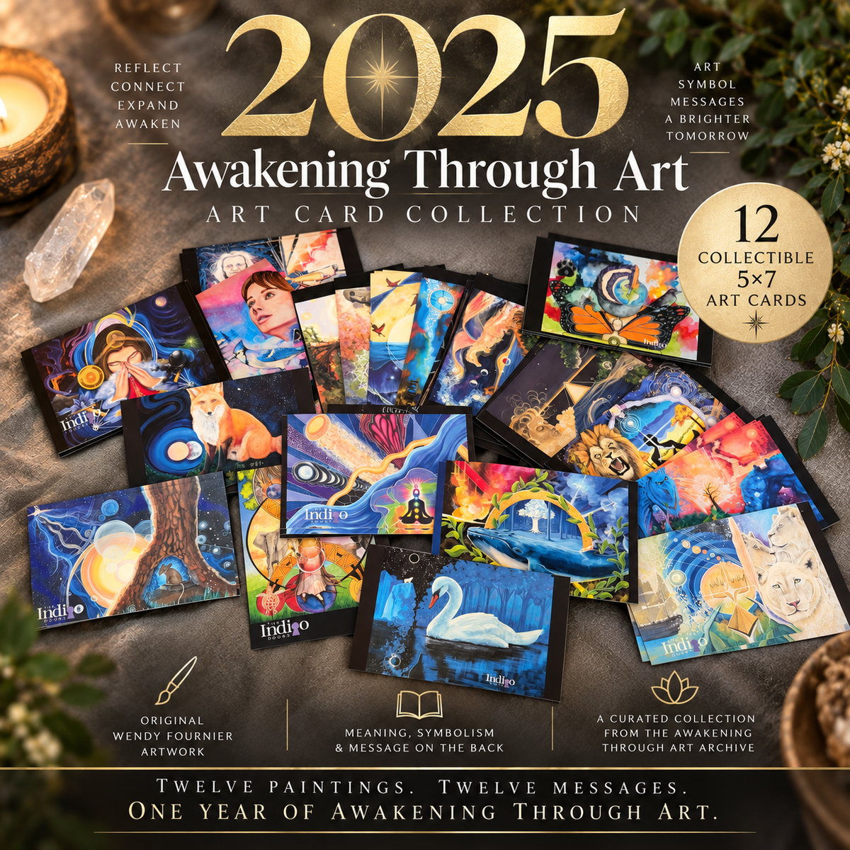 Awakening Through Art — 2025 Art Card Collection
