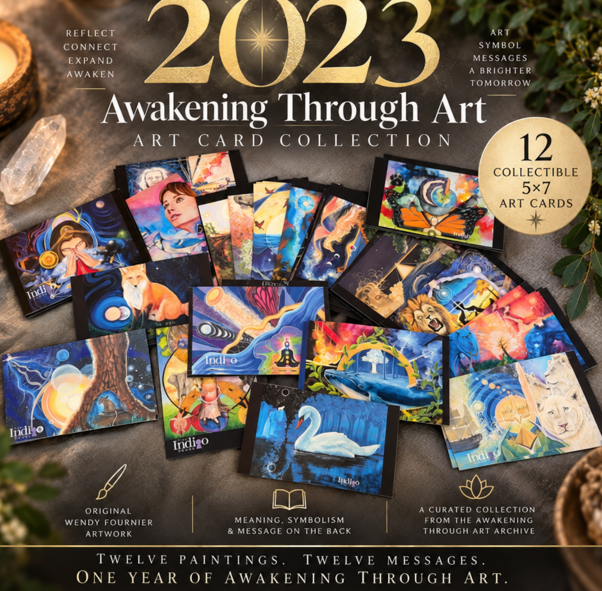 Awakening Through Art — 2023 Art Card Collection