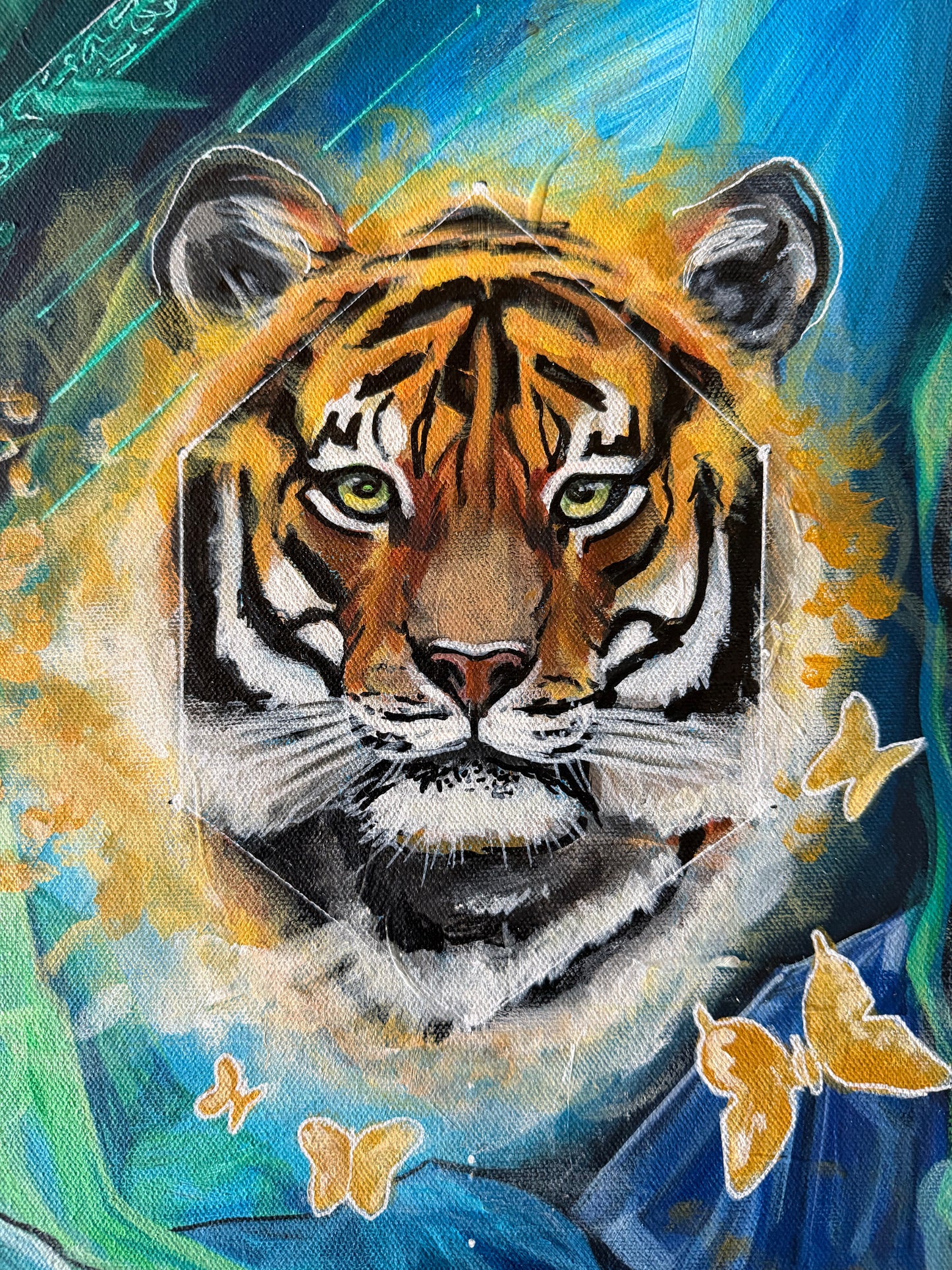 Remember Who You Are — 3" × 3" Tiger Sticker