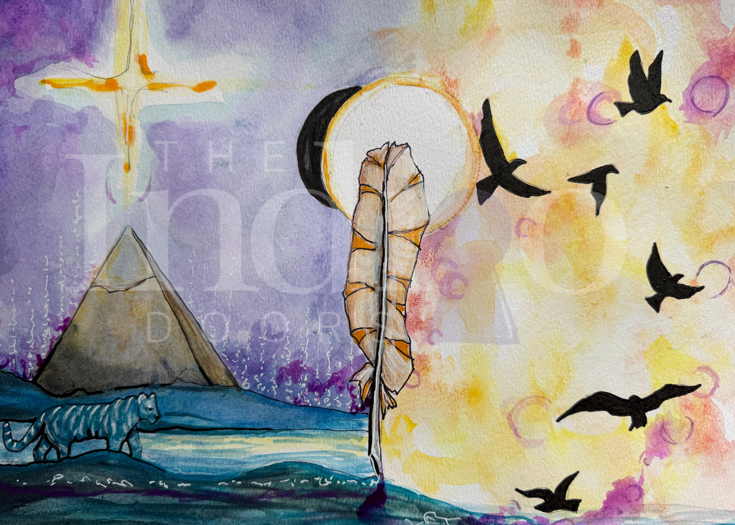 The Way Through — Original Watercolor